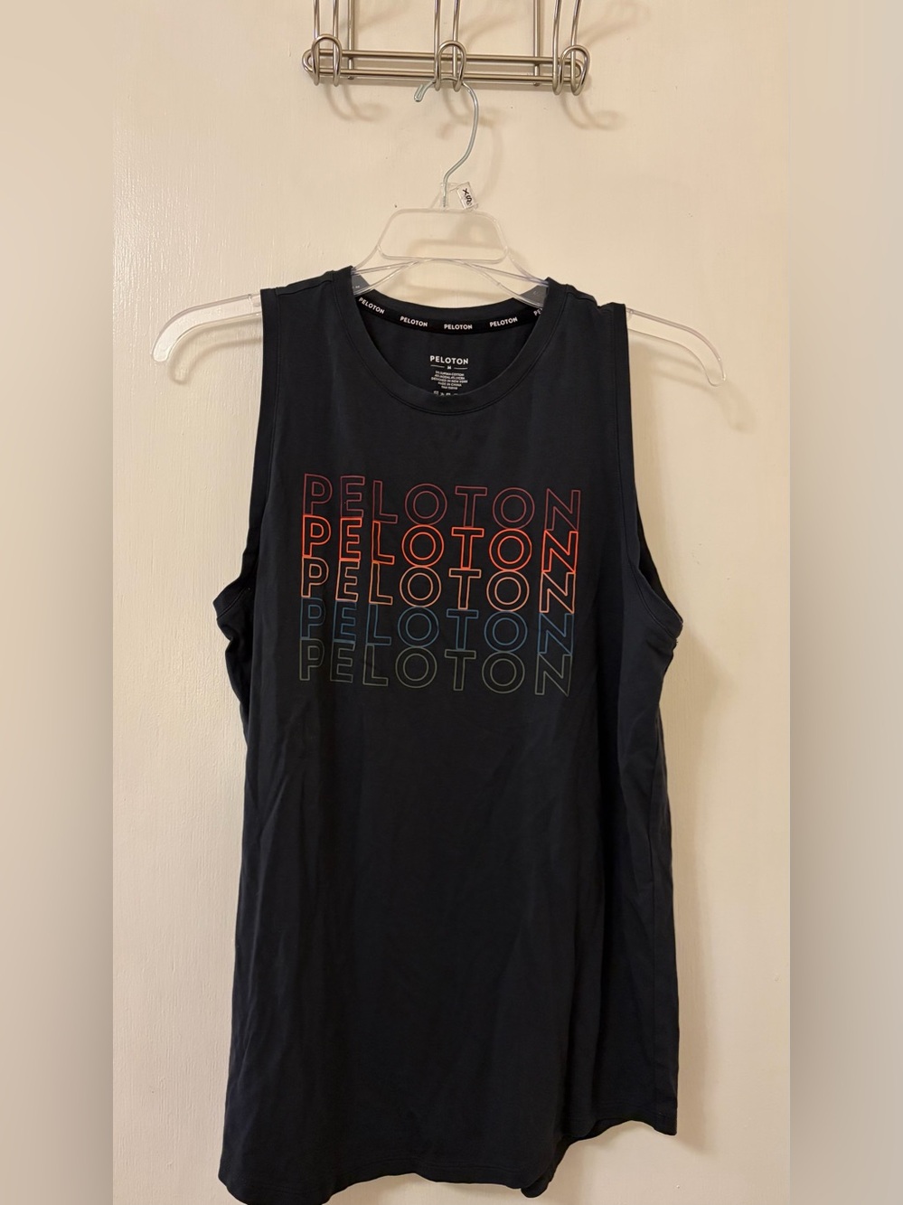 Peloton Women’s Black Sleeveless Logo Tank